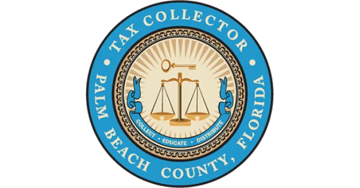 palm beach county florida tax collector logo